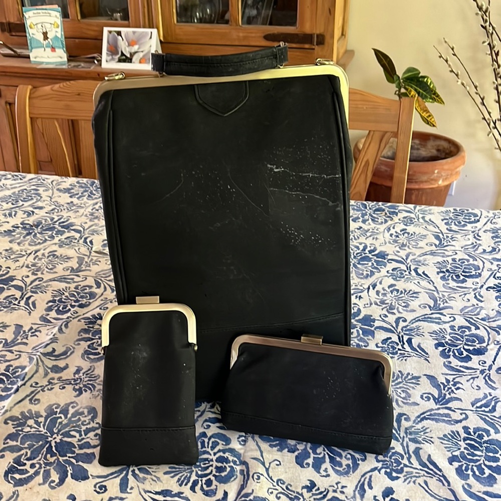 Laflore bobobark, eyeglass case, & clutch. bonus: coloring cream & moisturizer